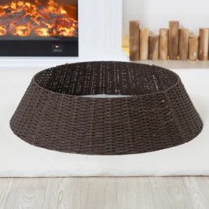 크리스마스 트리 하단 다리 스커트 커버 덮개 네츄럴 86x23cm (210-250cm 용) 3컬러 장식 소품 용품 데코