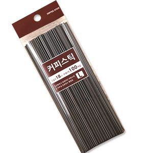 커피스틱 100개 18cm