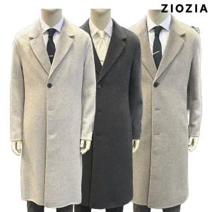 [리버스지오지아](하남점)핸드메이드 세미오버핏 싱글 롱코트 ADE4CG1801