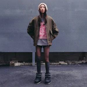 [LAP](의정부점)오버핏 항공 점퍼 패딩 AQ4PDA63