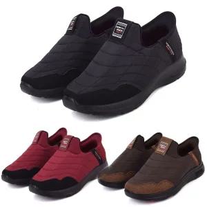 KB-킴벨 / 두툼한 누빔원단 신기편한 슬립온 패딩슈즈 방한화 다용도신발 