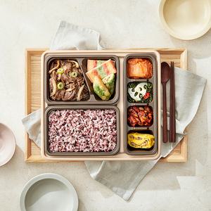 본도시락 [건강반상] 버섯소불고기 반상