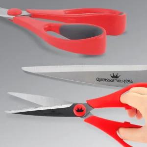 퀸센스 주방 가위 대 업소용 고기 식당/식가위 조리 부엌 가정용 삼겹살 김치 요리 스텐 키친 고깃집 갈비