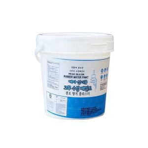 메가 실리콘 고무 수성페인트 4L 외부 벽면 마감 건축용 외벽 방수
