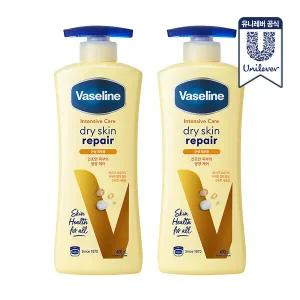 바세린 보이드 바디로션 400ml 2개 드라이스킨