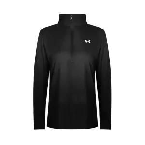 언더아머 테크 솔리드 여성 아노락 반집업 긴팔티 러닝 런닝 블랙 1384224-001