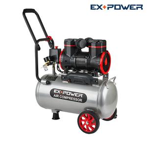 이엑스파워 저소음에어콤프레샤 콤푸레샤 EAC-20SA 2.5마력 1450W 저진동 오일리스