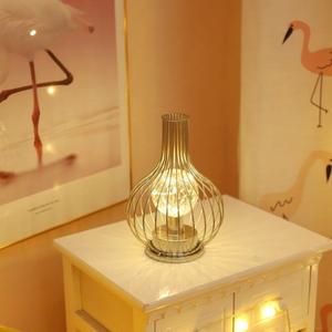 인테리어 조명 와이어 유리병 LED 무드등