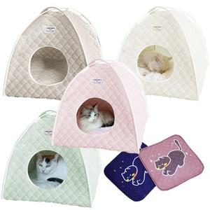 고양이집 단열보온기능 온돌숨숨집+타이머 전기방석