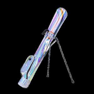 [트래블플래닛] PGM 골프 경량 홀로그램 여성 스탠딩 하프백 투명