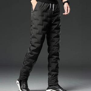 남자 여자 겨울 패딩바지 등산 골프 작업복 혹한기 밴딩 방풍팬츠