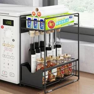 모던 틈새 마그네틱 슬라이딩 냉장고 옆 자석 수납장 정리함