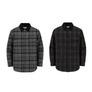 [롯데백화점]에디션 2024 F/W 겨울 2종 프리미엄 카라배색 퀼팅 아우터형 셔츠 NEE4WC1907 GB7777