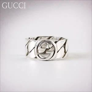 쥬얼리 YBC661515001 GUCCI 인터락킹 G 8MM  실버반지