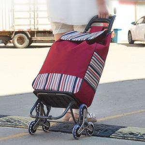 세바퀴 계단 쇼핑 장바구니 손수레 카트 시장바구니 캐리어
