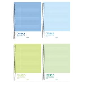 펜피아 스프링노트 대 (16절) 스프링 제본 고급 노트 공책 연습장 필기 30권 세트 색상랜덤