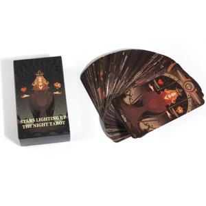 2024 뉴 스타즈 Lightting Up The Ninght 타로 카드, 점술 덱, 영어 오라클 보드, 파티용 잉크 테이블 게임