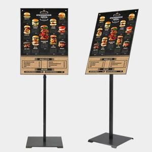 [HYIK0CJG_4B]슬림 안내판 POP 포스터 스탠드 광고판 A2 GC