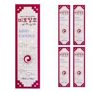비호양초 기둥초 x(5개) 제사용양초 촛불 캔들 파라핀