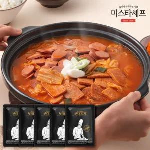 [미스타셰프] 부대찌개 600g 5팩