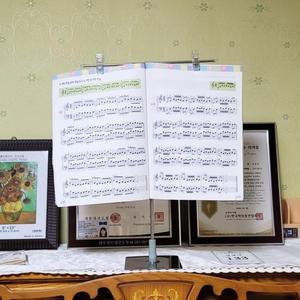 [HYIJUEBC_4B]미니배너 POP스탠드 집게형 T자 스탠드