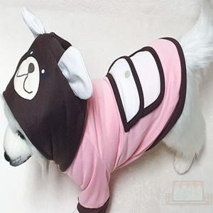 곰돌이 캐릭터 니트 애견의류 애견옷 반려견후드티