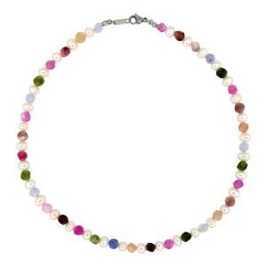 토르말린 담수 진주 목걸이 써지컬 천연 원석 비즈 6mm