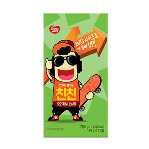 동원 친친 오리지널 700g (70g x 10개입) / 간식 소시지