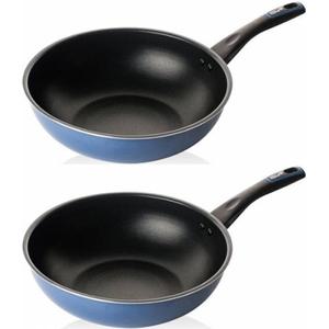 도루코 퓨어라이트 애쉬블루 궁중팬 28cm 2개 웍 코팅내구성 후라이팬 gi