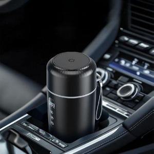 국산차량용전기포트 화물차 커피 트럭 온수 캠핑  12V 자동차 충전식 조절 수프 차 전기