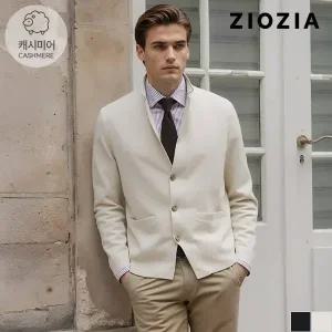 [지오지아] 캐시미어 데일리 자켓형 가디건 (ABD1EC1101)