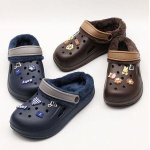 디디올 겨울 털샌들 방한화 만능화 초등 유아 실내화