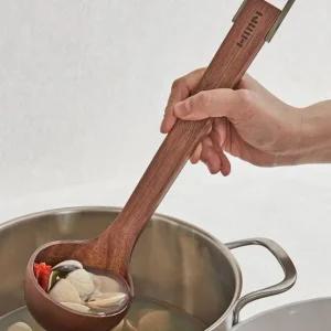 한샘 토피 국자 원목 조리도구 아카시아 천연목