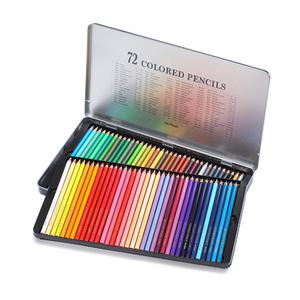 문화 넥스프로 유성 색연필 72색 틴케이스
