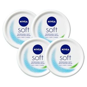 니베아 소프트 인텐시브 크림 200ml x4