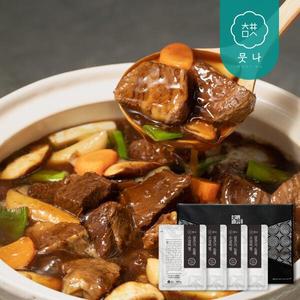 [뭇나] 한상 선물세트 2호 2.4kg(살코기 듬뿍 소갈비찜 600g×4EA)