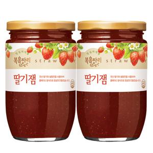 복음자리 딸기잼 과일 국내산 토스트 식빵 500g 2개