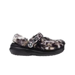Crocs Classic Fur Sure Clog Black Multi 크록스 클래식 퍼 슈어 클로그 블랙 멀티