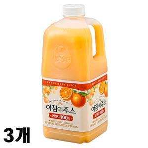 아침에주스 오렌지 주스 1.8L 3개
