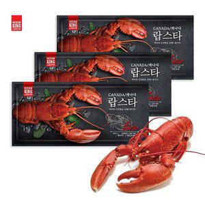 [신세계라이브쇼핑][오션킹] 캐나다 자숙 랍스터 3미 총1.3Kg이상(1팩당 400-500g)