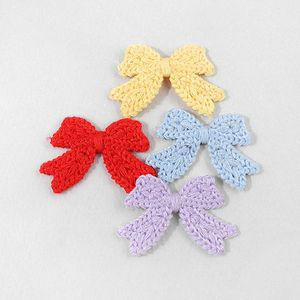 비즈아이 [6906-05]와펜 패치 비접착 자수 나비리본 35x23mm ,1개