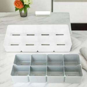 생활창고 8칸 서랍정리함 칸막이 속옷정리함 다용도 옷장 수납함 칸칸이 바구니 (3개)