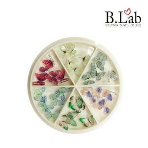 [JH37P641_51]뷰랩 - 2A10_나비정원 원반네일파츠