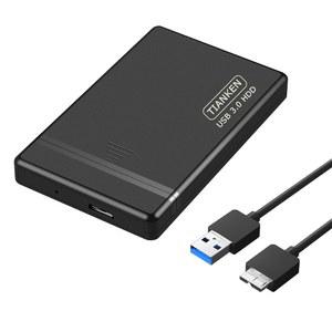 PC, Mac, 노트북, 데스크톱, PS4, Xbox용 Tianken 500GB 2.5인치 울트라 슬림 휴대용 외장 하드 드라이브 USB 3.0 HDD 스토리지