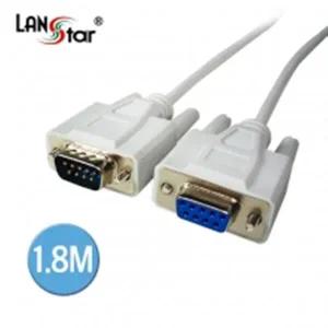 9핀 시리얼 연장 케이블 1.8m LS-SER-9MF-1.8M [H@lu]