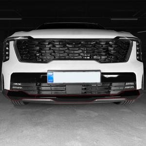 쏘렌토 MQ4 페이스리프트 튜닝 프론트 범퍼 하단 커버 블랙 몰딩 꾸미기 용품