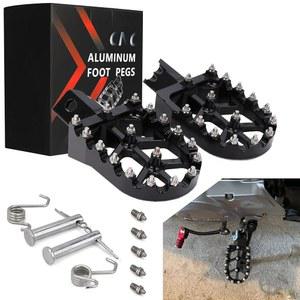 JFG 레이싱 더트 피트 바이크 풋 페그 모터사이클 CRF50 CRF70 CRF110 XR50 XR70 XR110 중국 스톰프 데몬 X WPB 오리온 M2R 럭키 MX 덤프스타 피라냐 쿨스터와 타오 보저 카요 - 블랙