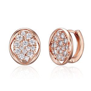 [엘르주얼리] 14K GF 볼룸 라운드 스톤  원터치 귀걸이 ELGPEE549