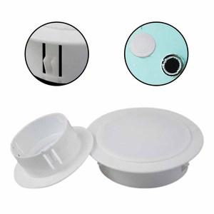 콘크리트 호스 개폐구 캡 1p 덮개 환기구 에어컨 배관 구멍 벽 천공 마감 타공 홀 60캡