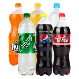(탄산페트6종세트)코카콜라1.25 사이다1.25 환타오렌지1.5 환타파인1.5 펩시제로1.25 암바사1.5 (총) 전용